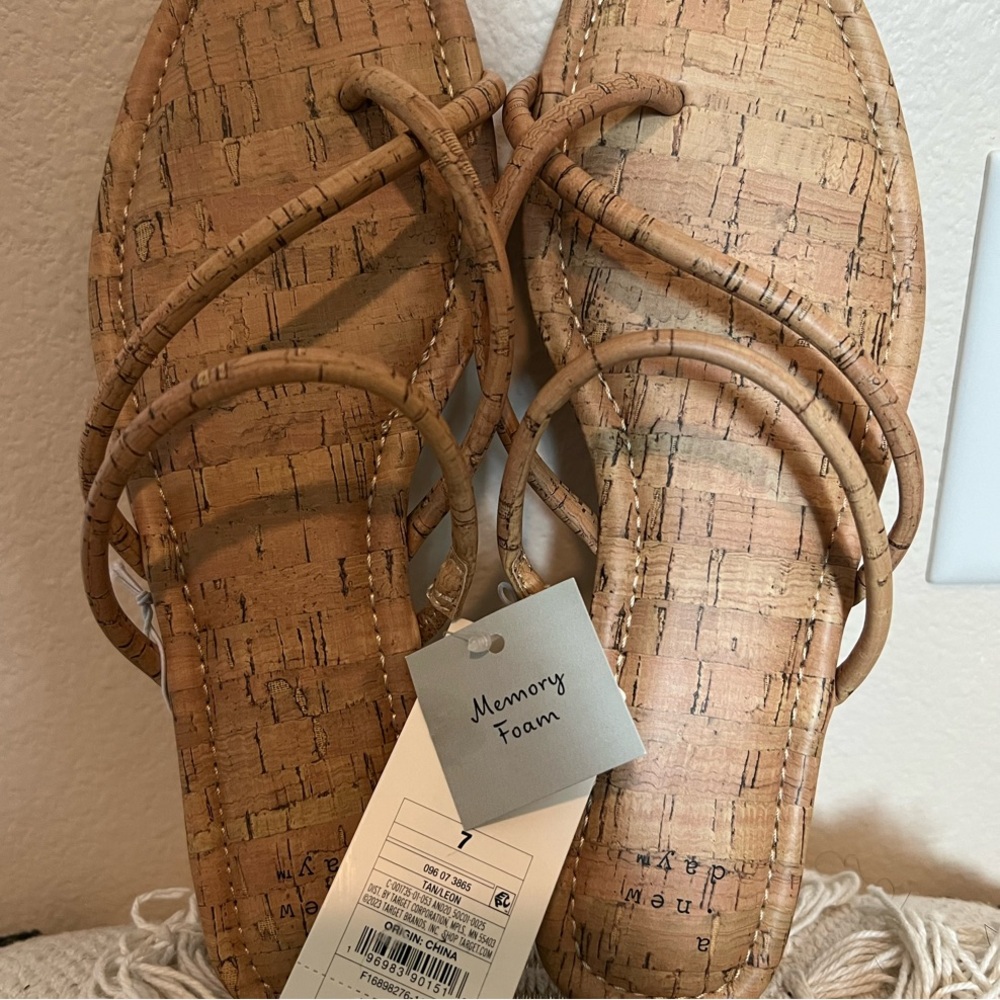 Cork Sandals with Memory Foam